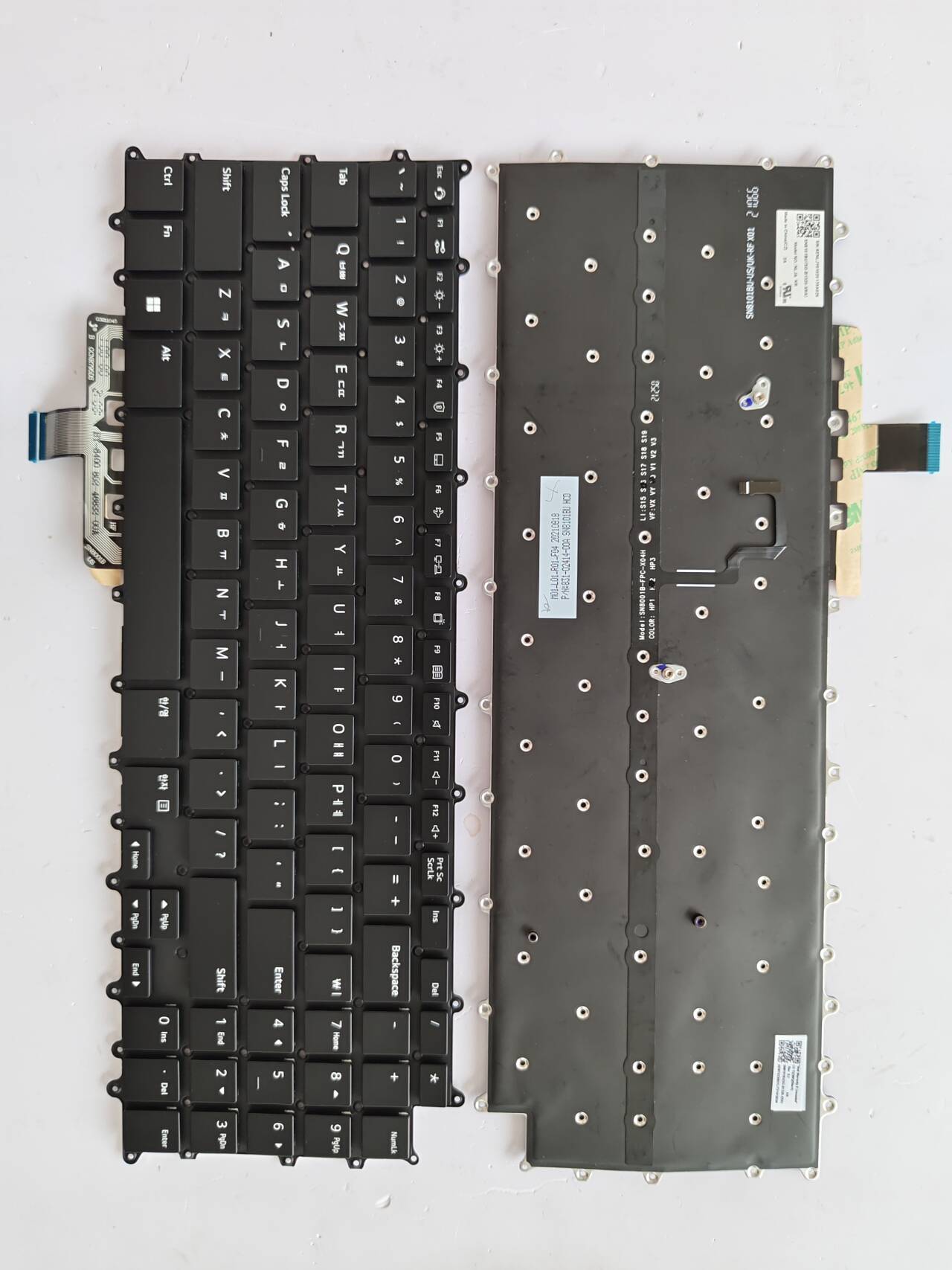 Picture of New Replacement Laptop Keyboard For LG 15Z90QC BLACK Backlit Other Language Layout